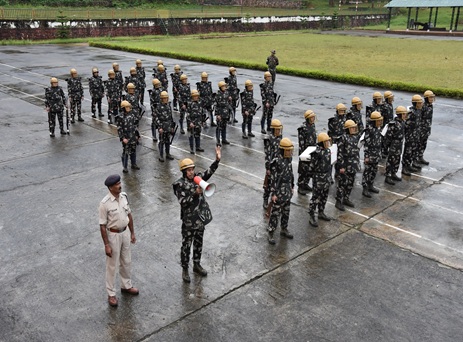 Riot drill at North Eastern Police Academy