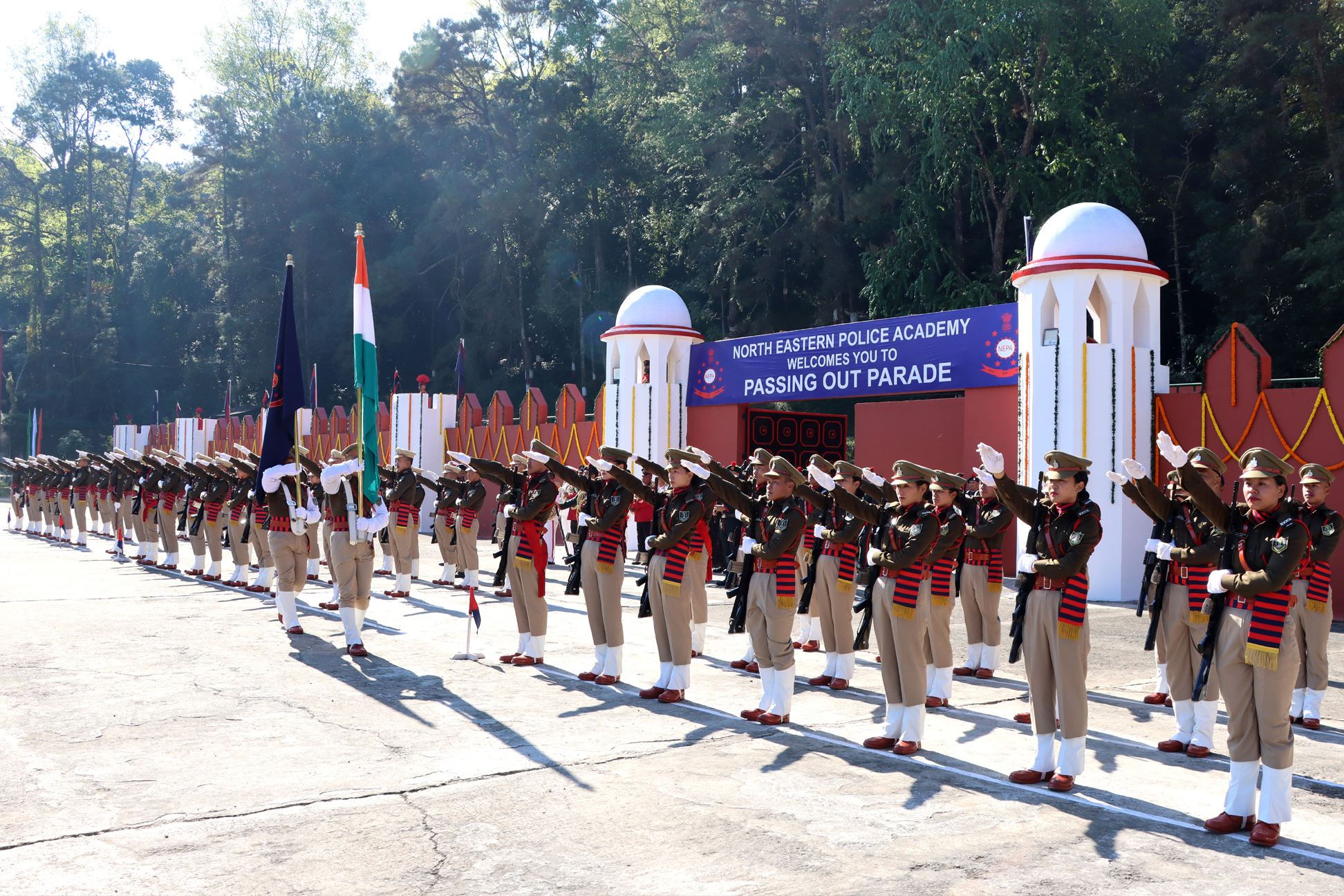 Training activity at North Eastern Police Academy, photo 7